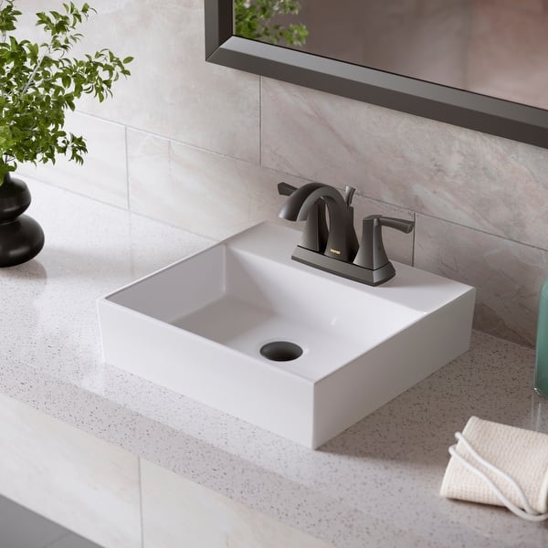 slide 2 of 25, Karran Randburg KBF526 2-Handle Two Hole Centerset Faucet Bathroom Faucet with Matching Pop-up Drain