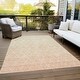 preview thumbnail 69 of 135, Machine Washable Indoor/ Outdoor Ombre Trellis Chantille Rug