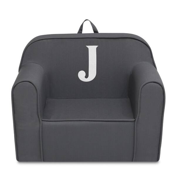 slide 2 of 4, Delta Children Personalized Monogram Cozee Chair - Customize with Letter J