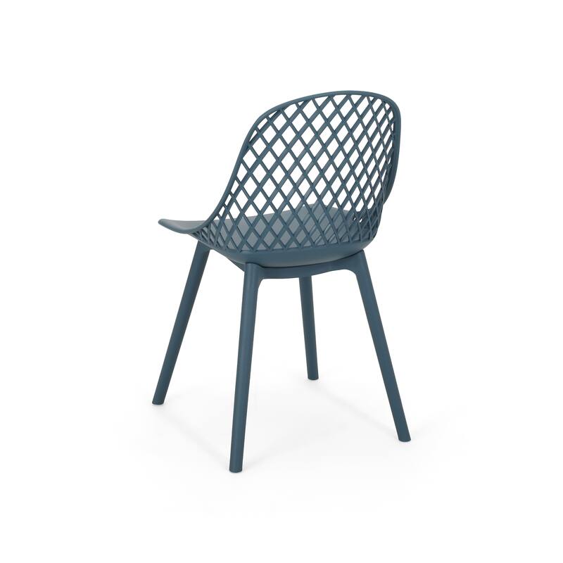 Lily Outdoor Modern Dining Outdoor Modern Dining Chair (Set of 2) by Christopher Knight Home - 18.00" W x 21.50" L x 33.20" H