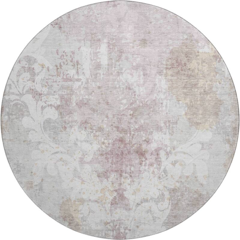 Premium Washable Super Soft Traditional Damask Mayfield Rug