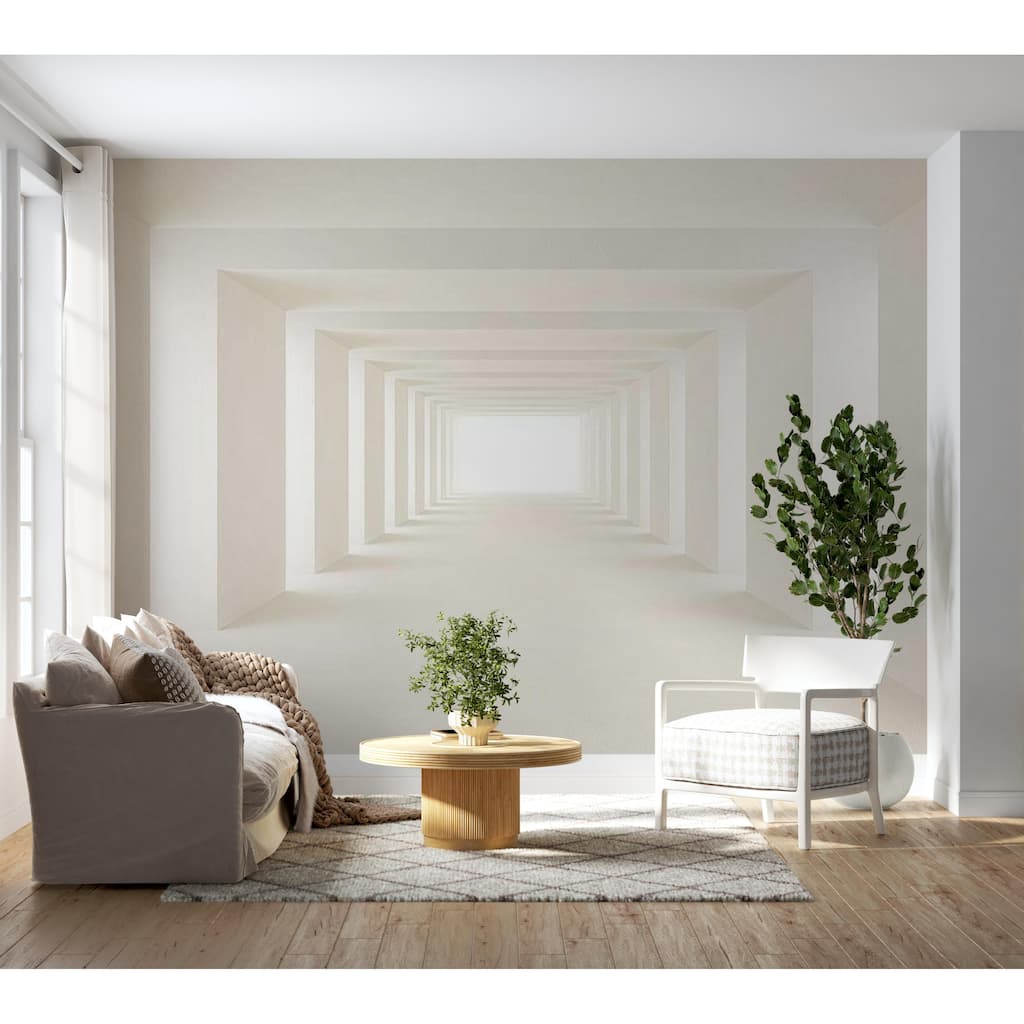 3D Illusion Non-pasted Wallpaper Wall Mural - Into The Light