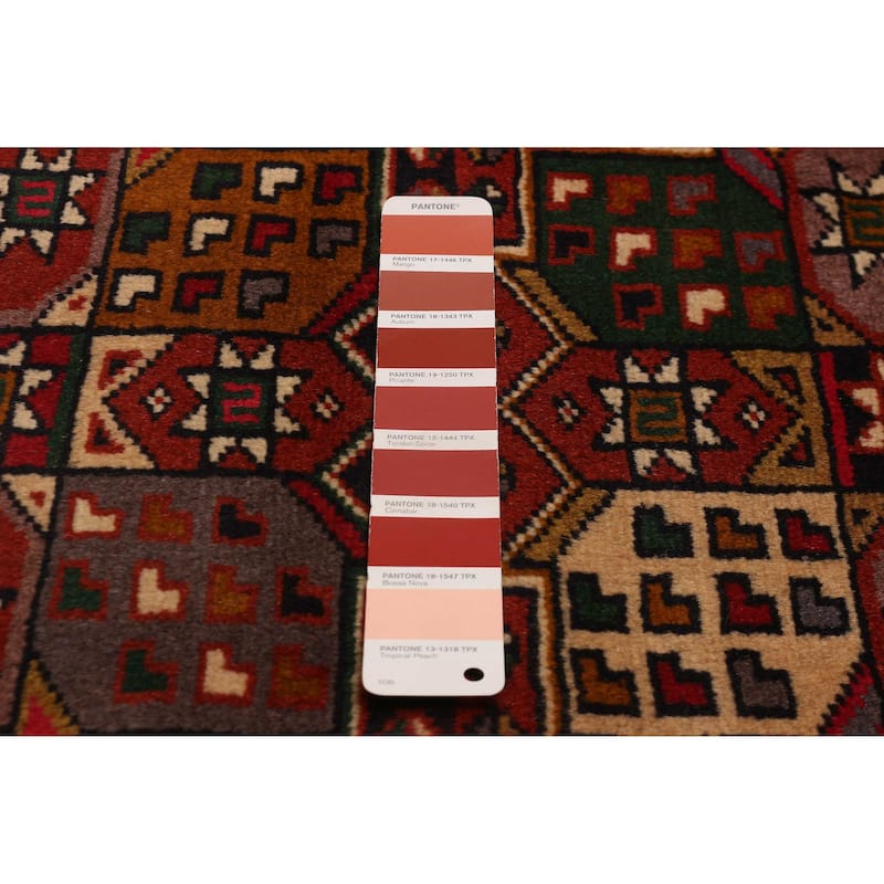 ECARPETGALLERY Hand-knotted Melis Dark Copper Wool Rug - 4'1 x 5'5