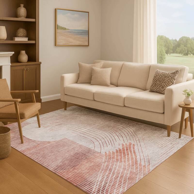 Premium Washable Super Soft Contempoary Glam Mayfield Rug