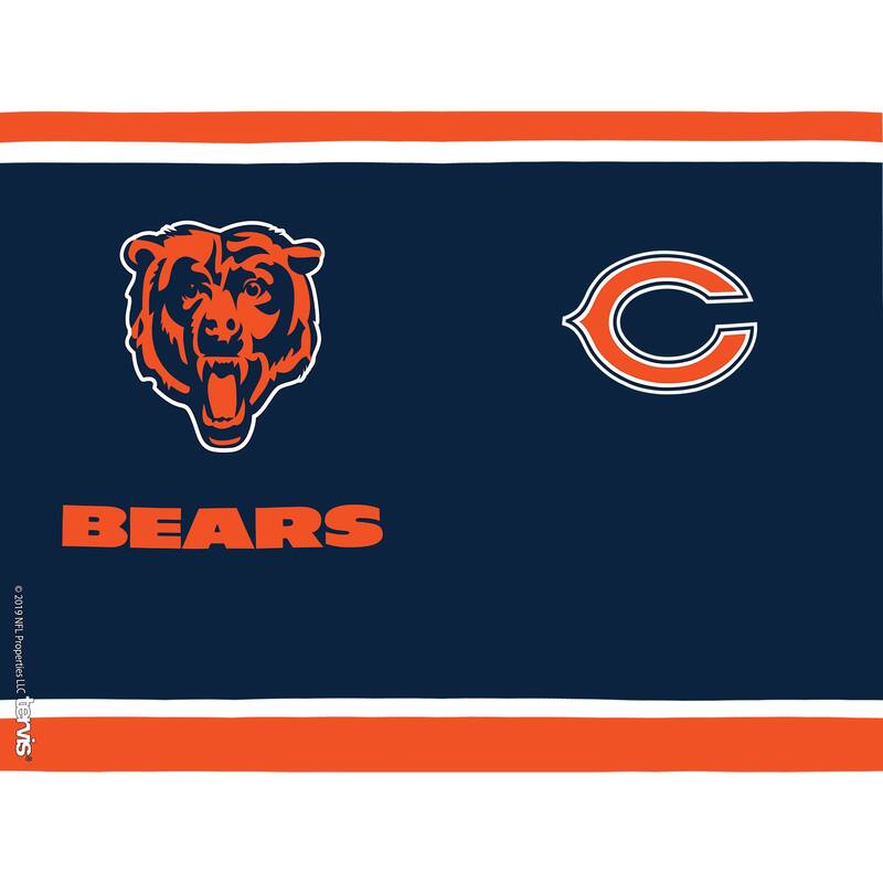 Tervis NFL Chicago Bears Touchdown Made in USA Double Walled Insulated Travel Tumbler, Classic