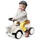 preview thumbnail 16 of 25, Kids Sit to Stand Vehicle with Working Steering Wheel and Under Seat Storage - 23" x 10.5" x 13.5" (L x W x H)