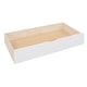 preview thumbnail 20 of 18, Wood Triple Bunk Bed with Drawers and Guardrails, White