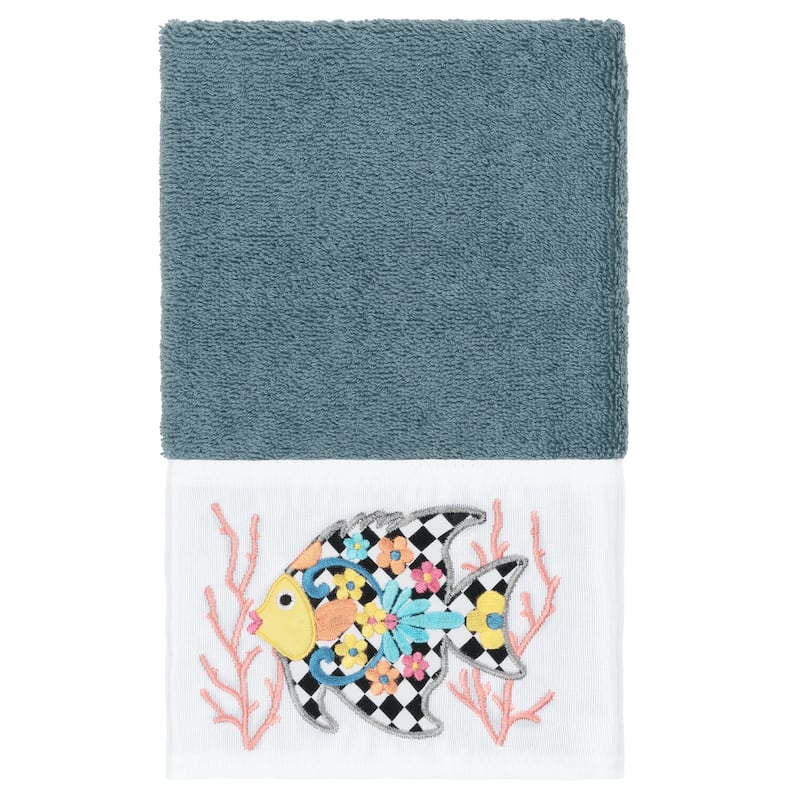Authentic Hotel and Spa 100% Turkish Cotton Feliz 3PC Embellished Towel Set