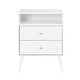 preview thumbnail 36 of 46, Milo Mid-century Modern 2-drawer Open-shelf Tall Nightstand