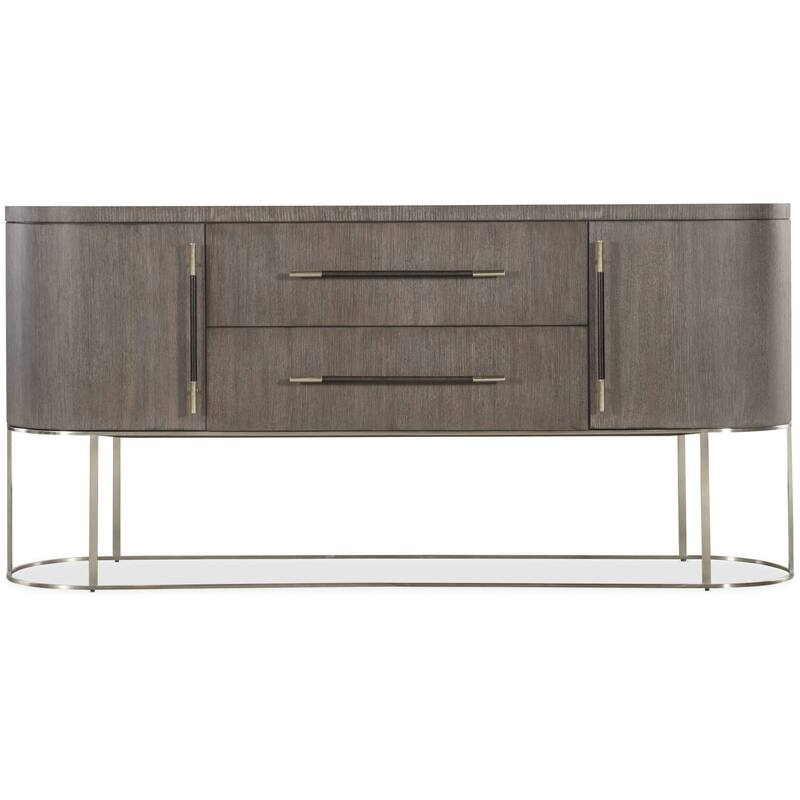 Hooker Furniture 6850-75907 Modern Mood 76" Wide Oak and Metal Buffet