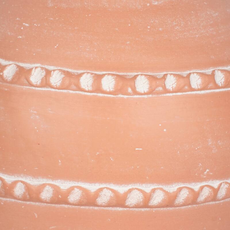 Pottery Terracotta Vase Artisan Style Traditional Classic Silhouette