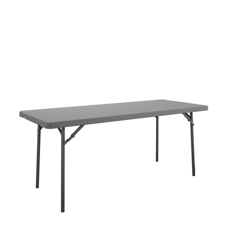 ZOWN Classic Commercial Blow Mold Folding Table - 5 Feet Wide