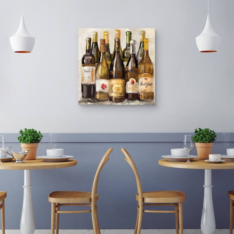 Vinology III by Studio Arts Canvas Art Print