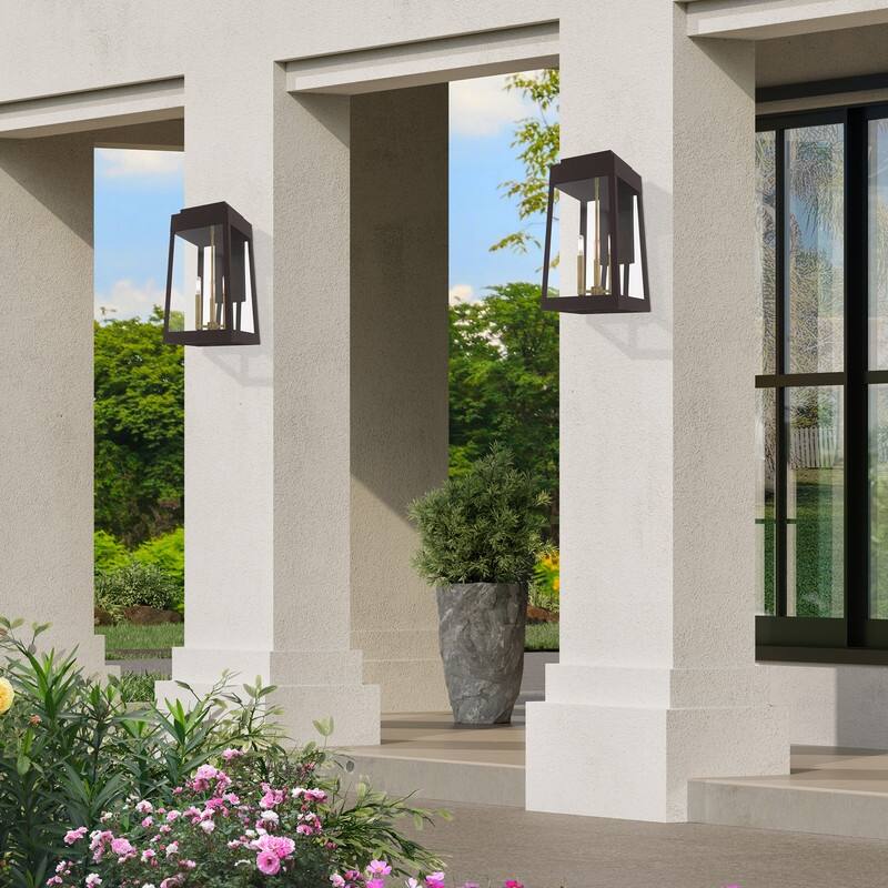 Livex Lighting 3-Light Outdoor Wall Lantern, 20858