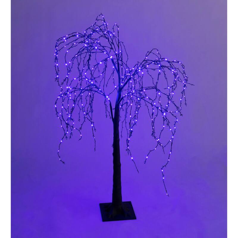Indoor/Outdoor Electric Lighted Weep Willow Tree, 4' Tall