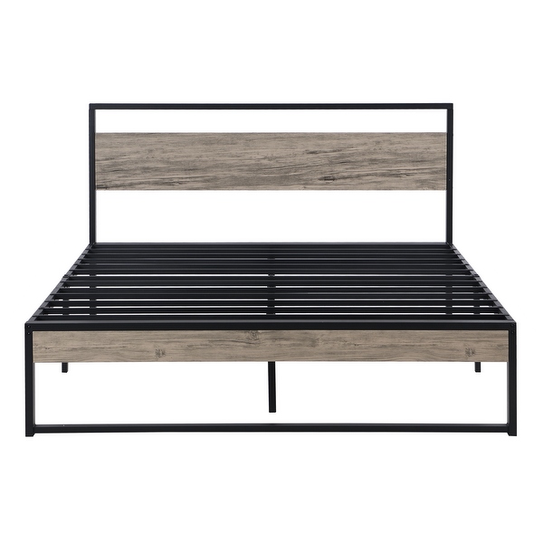 ＋F＋／エフACTHREAD BALMORALサイズ:40 Anctor 62.2-in W Beige Queen Bed Frame with 3 Drawers and