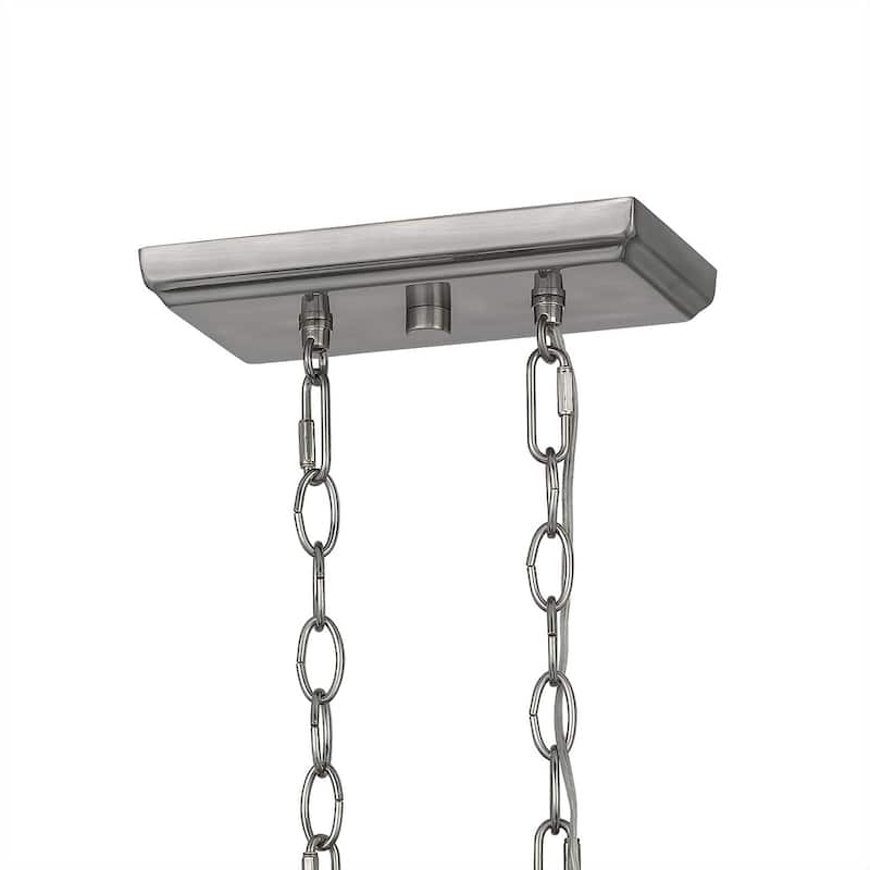 Catalina 6-Light Island Chandelier in Matte Black