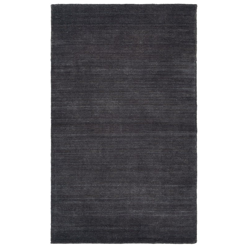 SAFAVIEH Handmade Himalaya Jessika Modern Wool Rug - 3' x 5' - Black - Rectangle