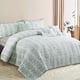 Serenta 6 Piece Mayfair Printed Microfiber Quilts Coverlet Set