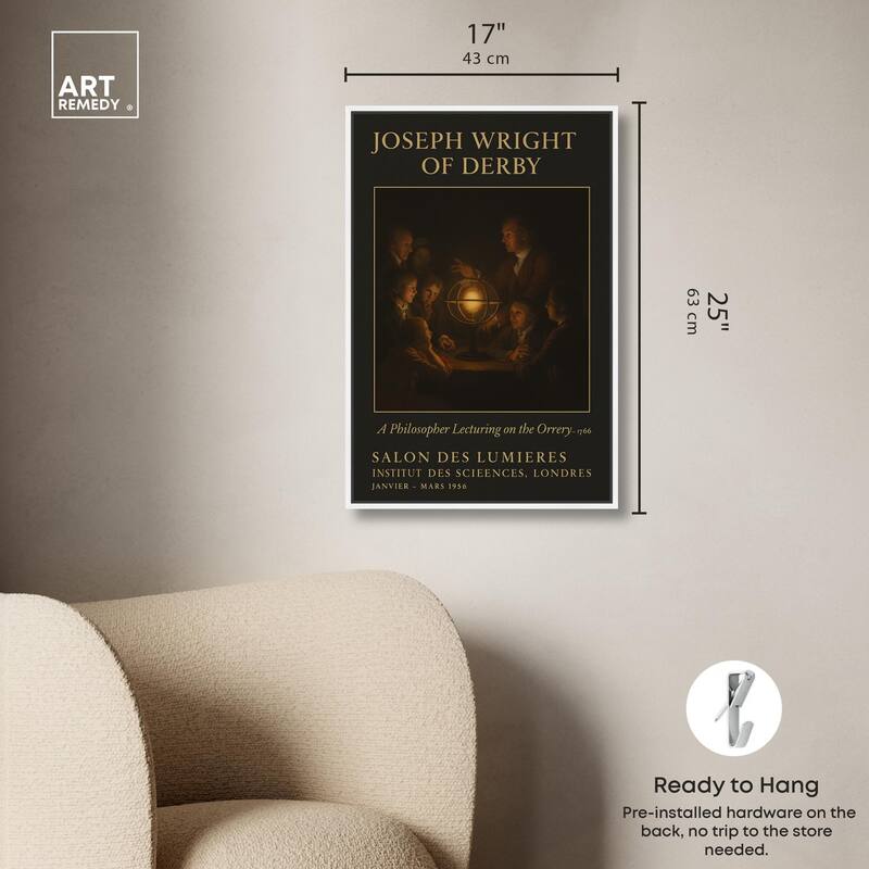 Philosopher Lecturing Canvas by Art Remedy