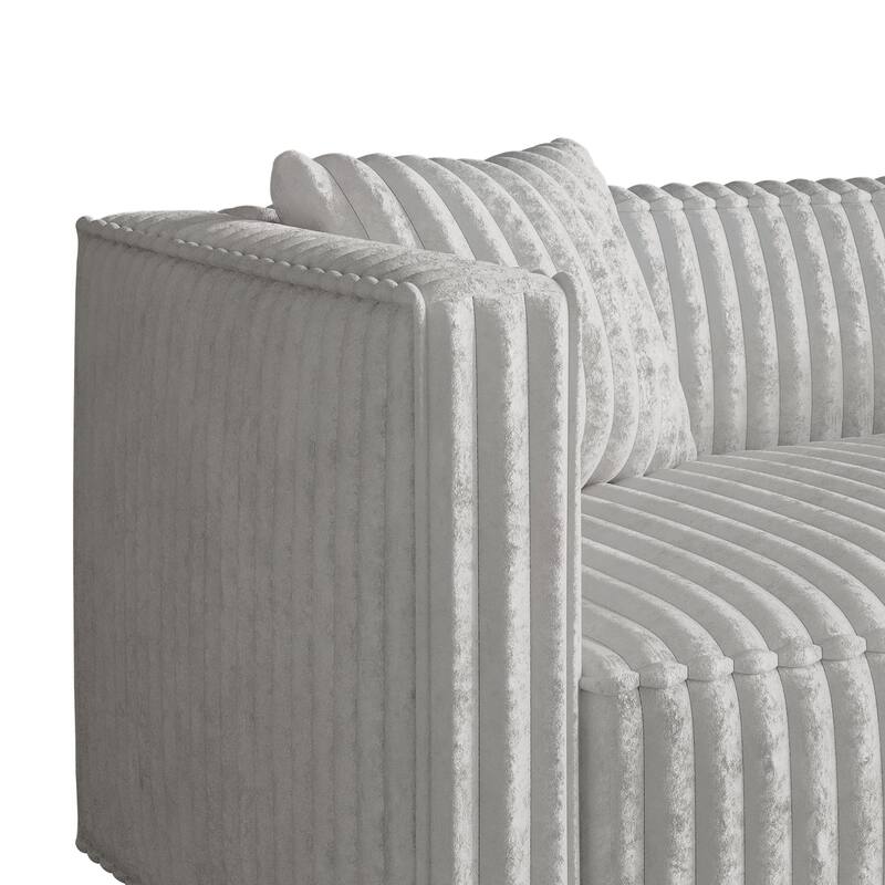 CraftPorch Mid Century Modern Upholstered Loveseat - N/A