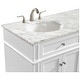preview thumbnail 9 of 9, Elegant Lighting VF12560D Park Avenue 60" Free Standing Double Basin