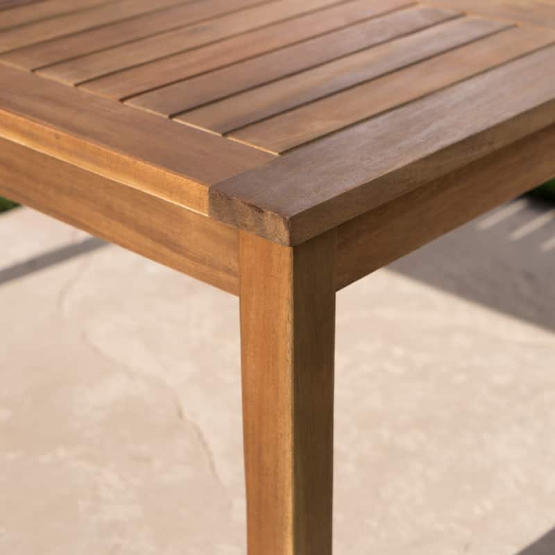 Perla Acacia Wood 7-piece Outdoor Chat Set by Christopher Knight Home