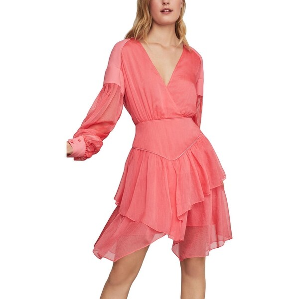 Bcbg chiffon dress clearance