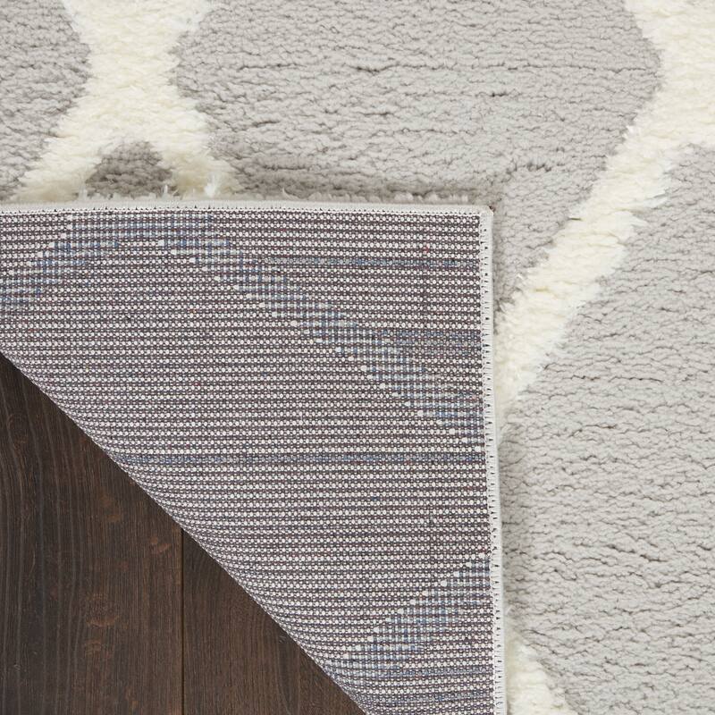 Nourison Feather Soft Contemporary Shag Diamond Area Rug