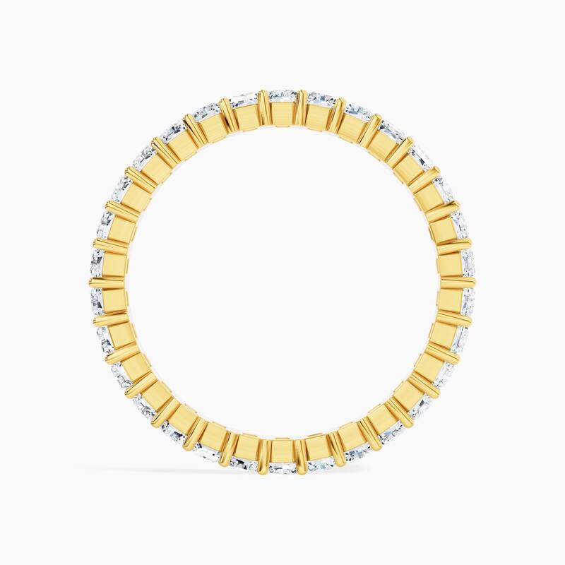 Auriya 14k Gold Radiant North-South Lab Grown Diamond Eternity Band 3.00 - 11.25 ct. tw. (F-G, VS)