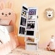 preview thumbnail 2 of 8, Gymax Swivel Kids Jewelry Cabinet w/ Lights Full-Length Mirror &