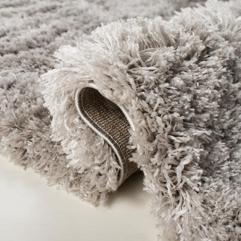 SAFAVIEH Polar Shag Alabama Glam Solid 3-inch Extra Thick