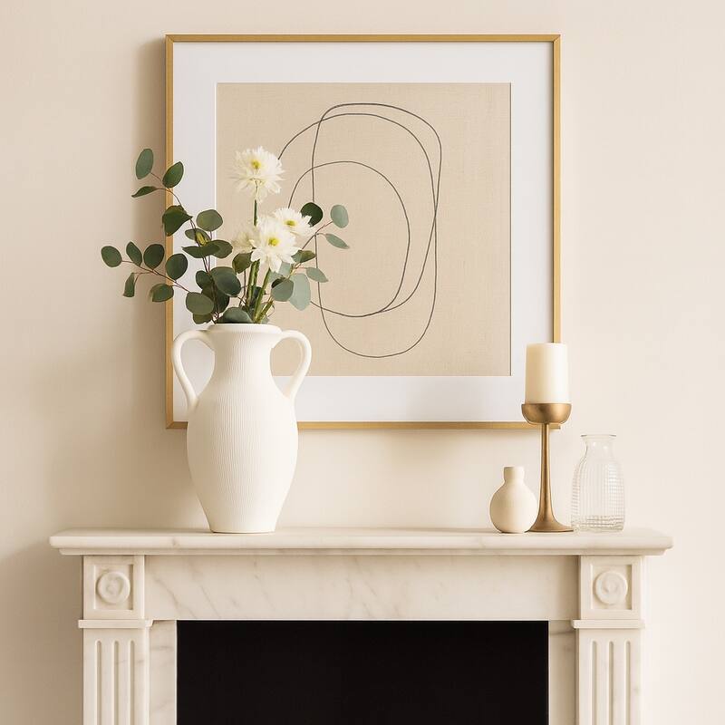 Stoneware Amphora Striped Weathered Jug