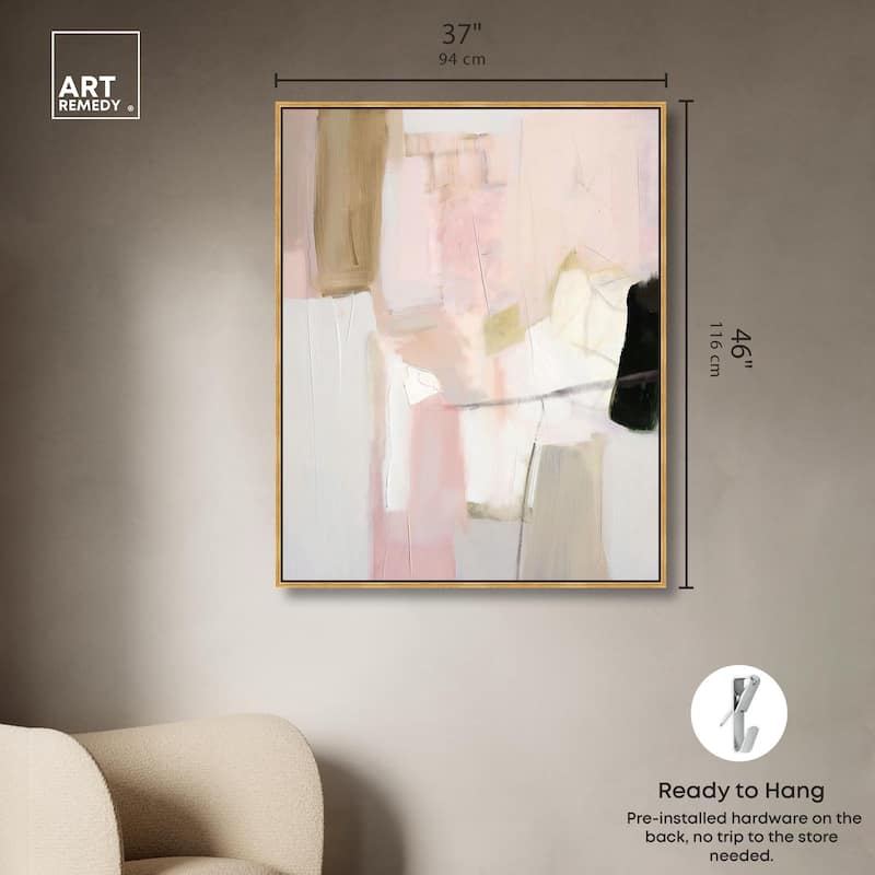 Pistachio Pink II Canvas by Art Remedy