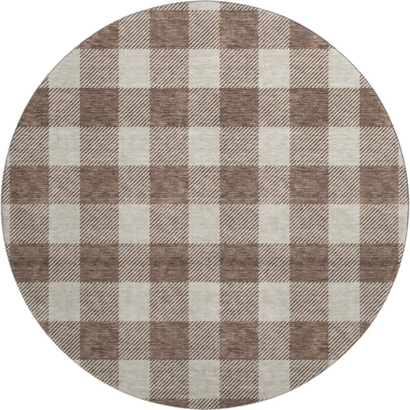 Premium Washable Super Soft Plaid Mayfield Rug