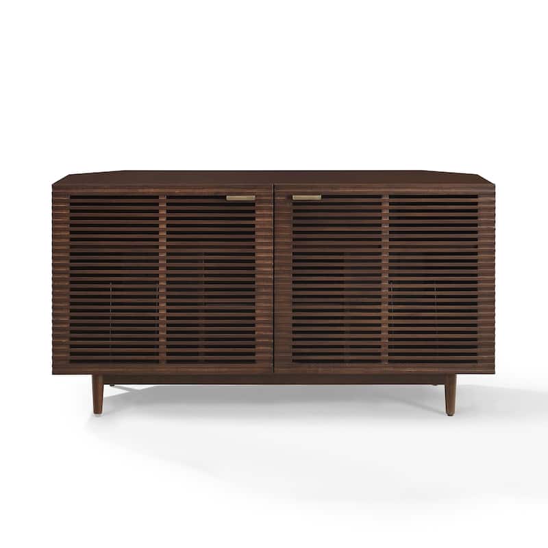 Crosley Cameron Corner Record Player Cabinet With Vinyl Storage