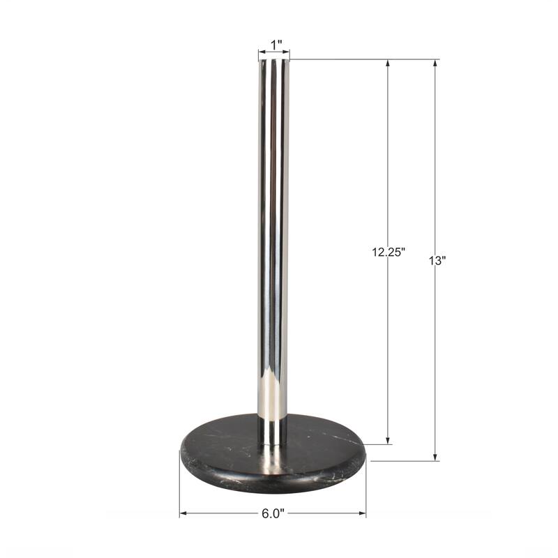 happimess, Avery Metal with Non Slip Weighted Marble Base Paper Towel Holder