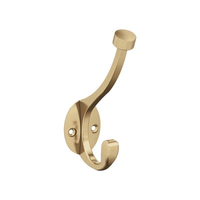 Amerock Adare Double Prong Decorative Wall Hook - Champagne Bronze