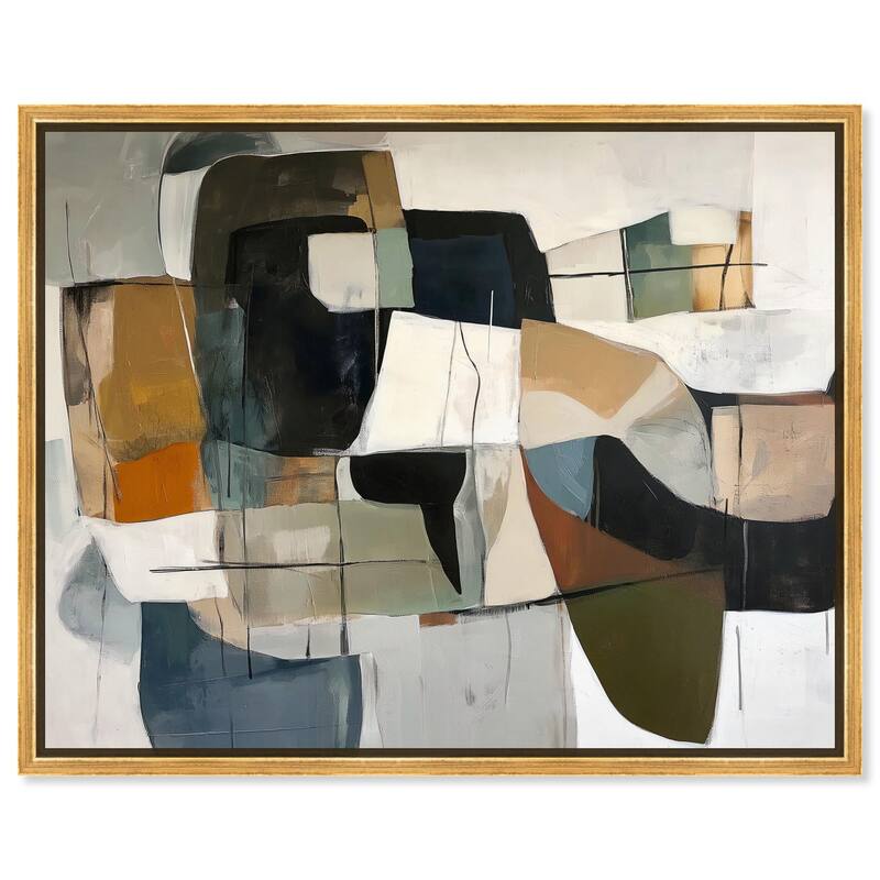 Unfurling II Canvas by Art Remedy - Gold - 30" x 24"