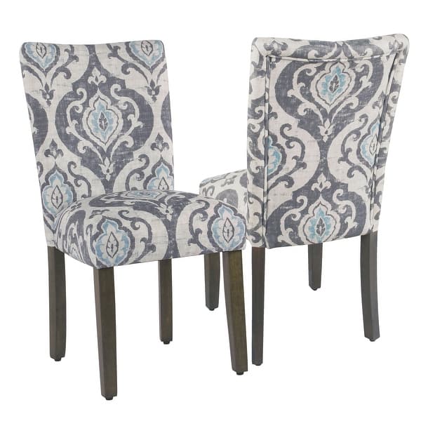 slide 2 of 76, HomePop Classic Parsons Medallion Dining Chair (Set of 2)
