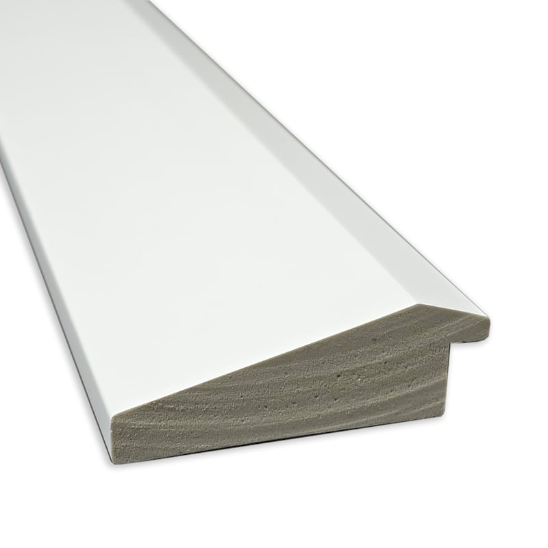 Sloped Non-Beveled Framed Full-Length Floor Leaner Mirror