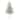 44" Flocked  Artificial Christmas Tree with 50 Lights in White Planter
