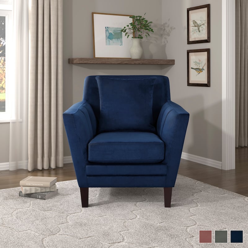Myles Velvet Accent Chair
