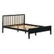 preview thumbnail 20 of 20, Max and Lily Scandinavian Queen-Size Bed with Slatted Headboard