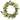 Merry Mistletoe Wreath 20" - Green - 20"Dia
