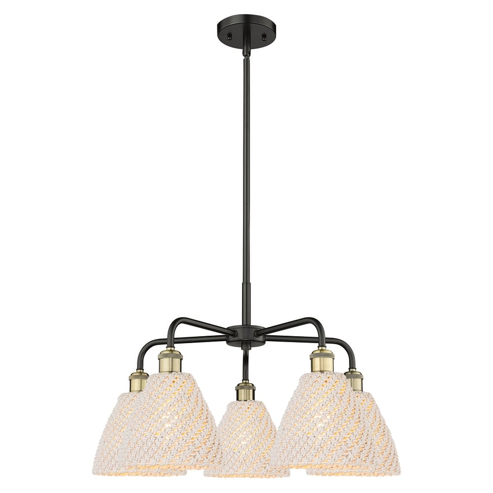 Innovations Lighting Endless Possibilities Ballston - Bristol Natural - 5 Light 26" Stem Hung Chandelier