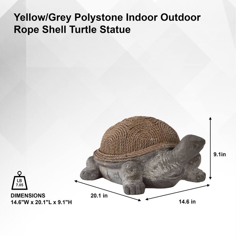 XBrand Turtle Statue, Indoor or Outdoor Décor, Garden Décor, Turtle Garden Statue, Turtle Statuary