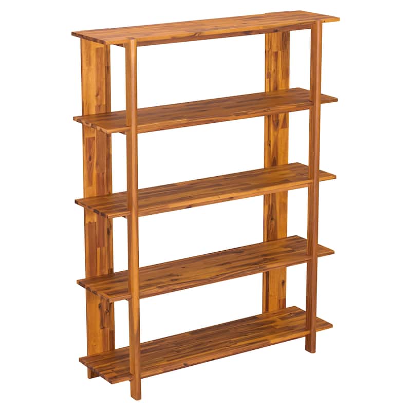 Christopher Knight Home - Ellie 4-Tier 70"H Acacia Wood Open Bookcase