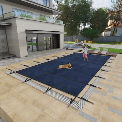 Fits 20x40ft Rectangular Underground and Inground Swimming Pools Safety Cover