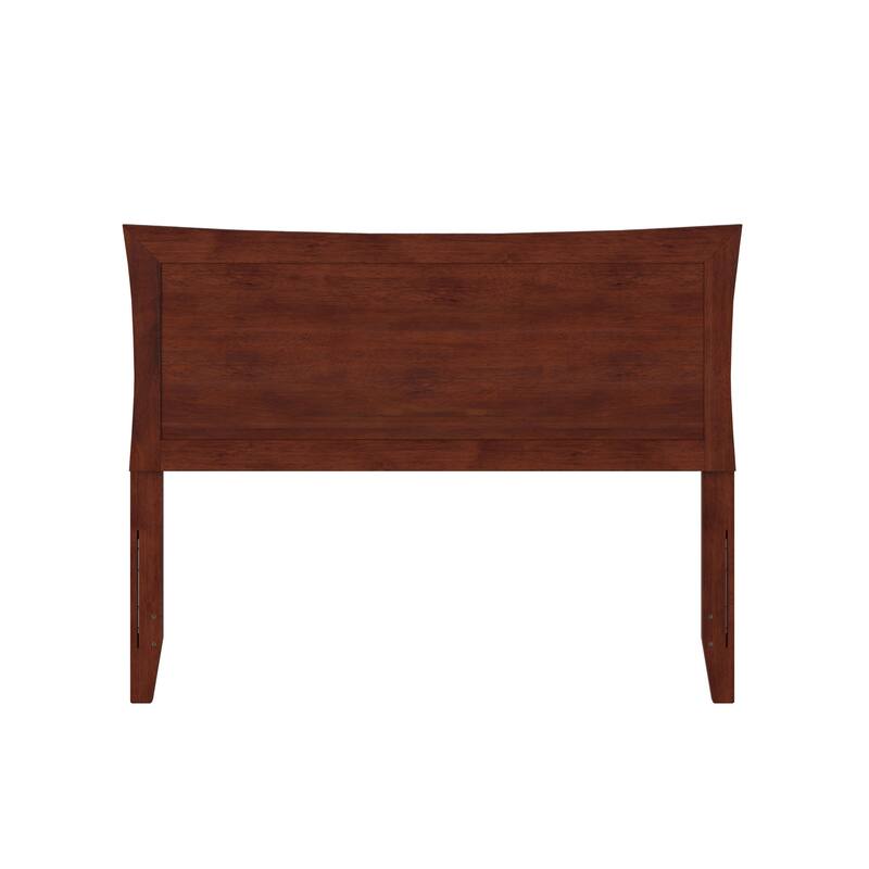 Modern Grey Headboard - Wood Panel Headboard for Metal Bed Frame - USB Charging Port